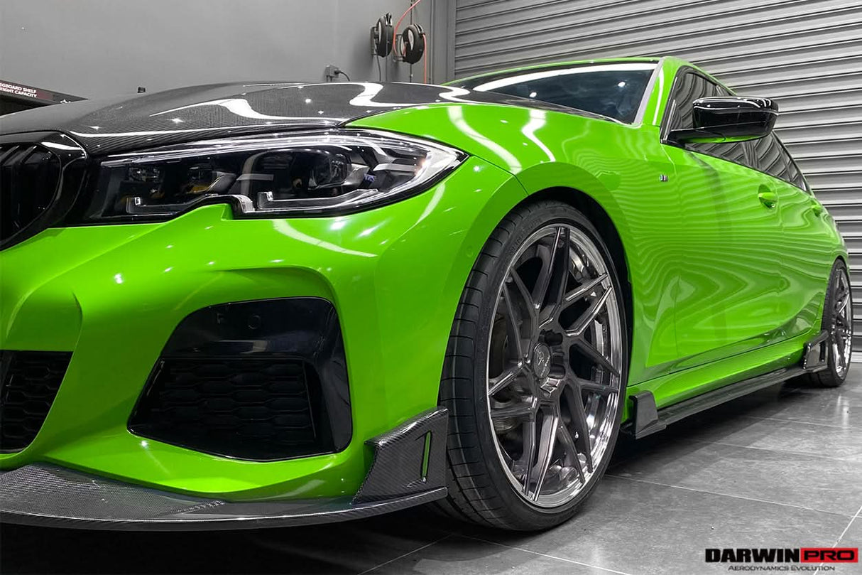 2019-2022 BMW 3 Series G20 BKSS Style Carbon Fiber Side Skirts Under Board