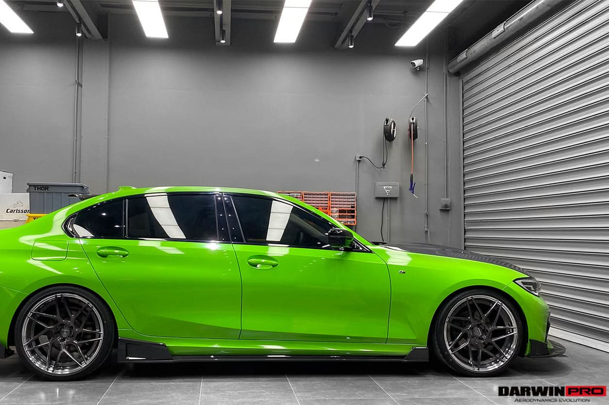 2019-2022 BMW 3 Series G20 BKSS Style Carbon Fiber Side Skirts Under Board