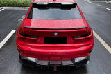 2019-2022 BMW 3 Series G20  G28 BKSS Style Carbon Fiber Rear Diffuser