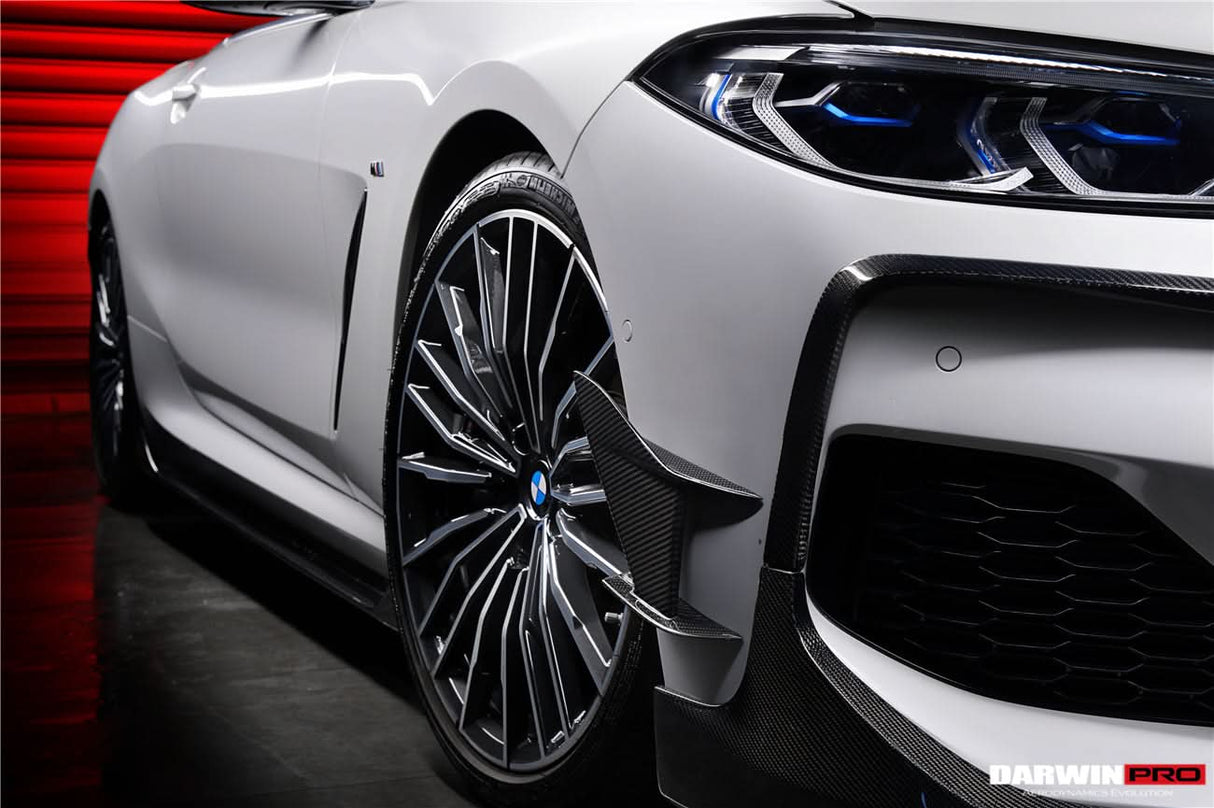 2018-2025 BMW 8 Series G14 Convertible  G15 Coupe  G16 4DR-Gran Coupe 840i M850i IMP Performance Carbon Fiber Front Bumper Canards