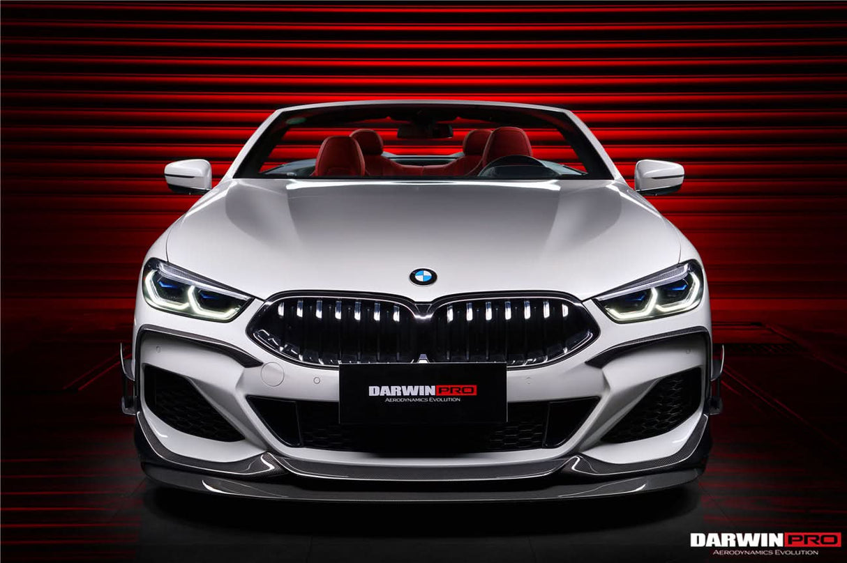 2018-2025 BMW 8 Series G14 Convertible  G15 Coupe  G16 4DR-Gran Coupe 840i M850i IMP Performance Carbon Fiber Front Bumper Canards