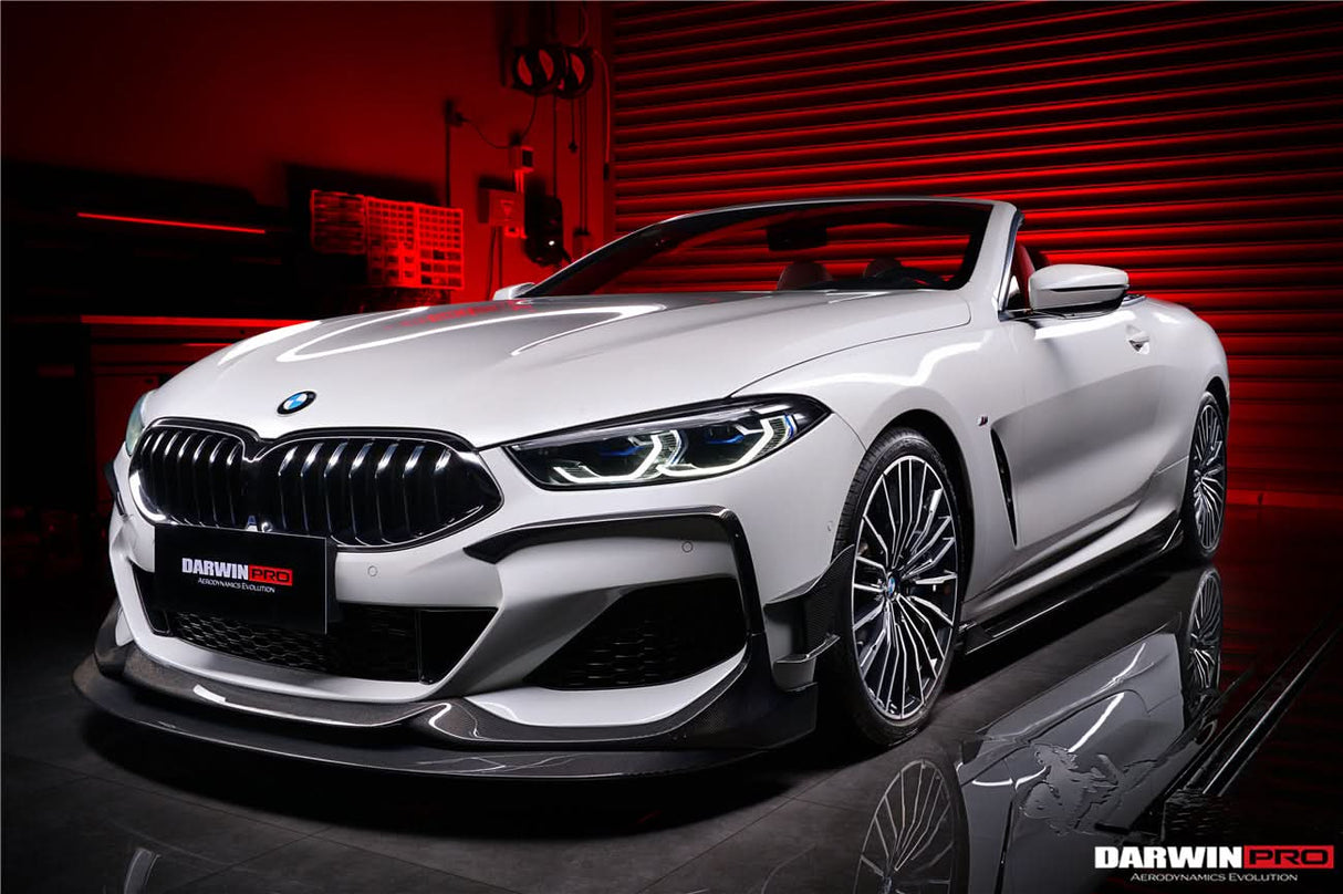 2018-2025 BMW 8 Series G14 Convertible  G15 Coupe  G16 4DR-Gran Coupe 840i M850i IMP Performance Carbon Fiber Front Bumper Canards