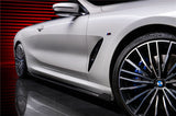 2019-2025 BMW 8 Series G14 G15 M8 F91 F92 Convertible And Coupe IMP Performance Carbon Fiber Side Skirts Extensions (Add On)