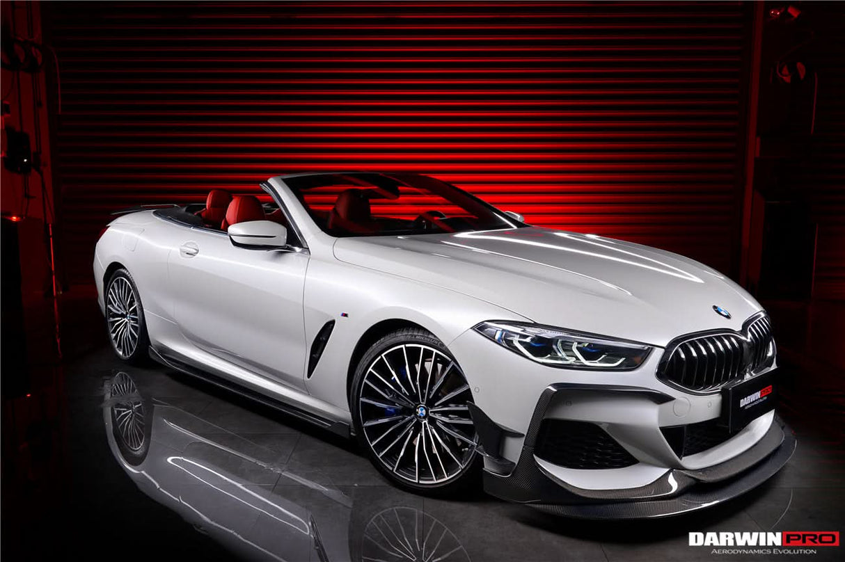 2019-2025 BMW 8 Series G14 G15 M8 F91 F92 Convertible And Coupe IMP Performance Carbon Fiber Side Skirts Extensions (Add On)