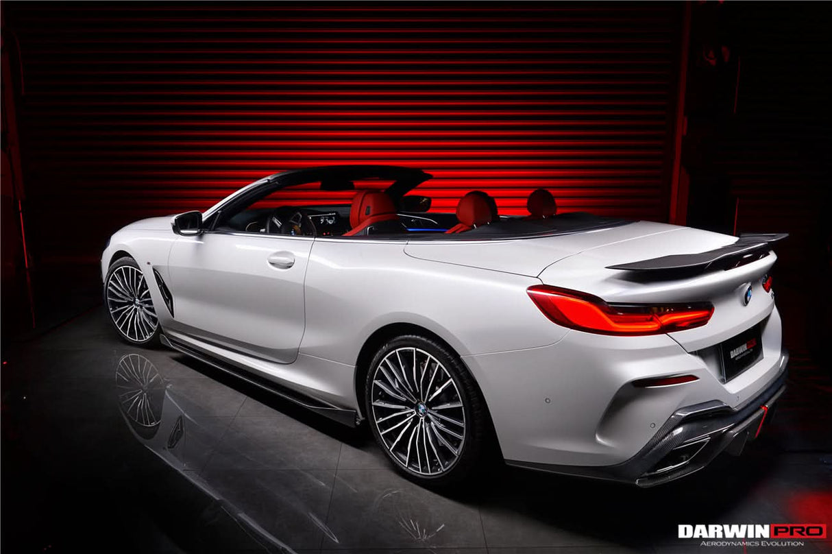 2019-2025 BMW 8 Series G14 G15 M8 F91 F92 Convertible And Coupe IMP Performance Carbon Fiber Side Skirts Extensions (Add On)