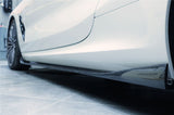 2019-2025 BMW 8 Series G14 G15 M8 F91 F92 Convertible And Coupe IMP Performance Carbon Fiber Side Skirts Extensions (Add On)