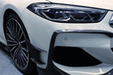 2018-2025 BMW 8 Series G14 Convertible  G15 Coupe  G16 4DR-Gran Coupe 840i M850i IMP Performance Carbon Fiber Front Bumper Canards