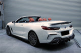2019-2025 BMW 8 Series G14 G15 M8 F91 F92 Convertible And Coupe IMP Performance Carbon Fiber Side Skirts Extensions (Add On)