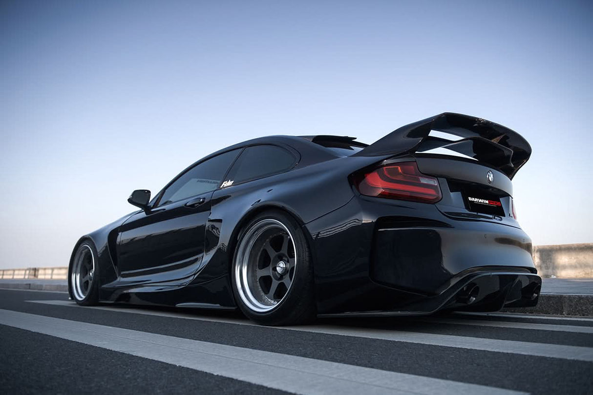2014–2021 BMW VR-Style Trunk Spoiler Wing, Fits 2 Series, M2, F22, F87