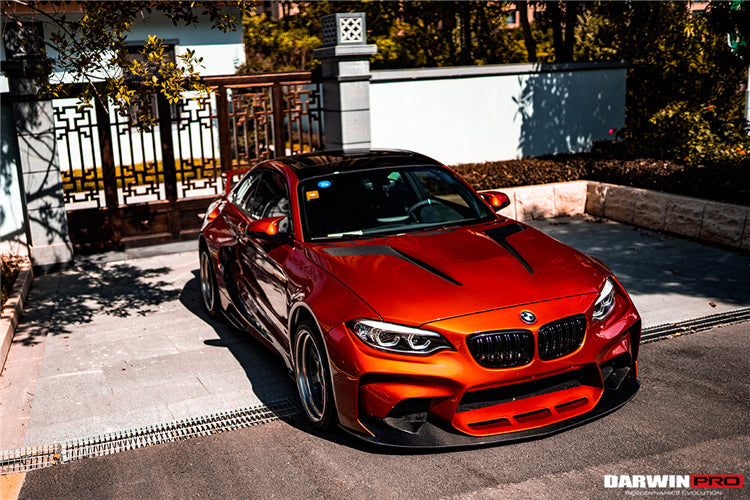 2014-2021 BMW 2 Series F22 Partial Carbon Fiber Wide Body Full Body Kit DarwinPRO (VR Design)