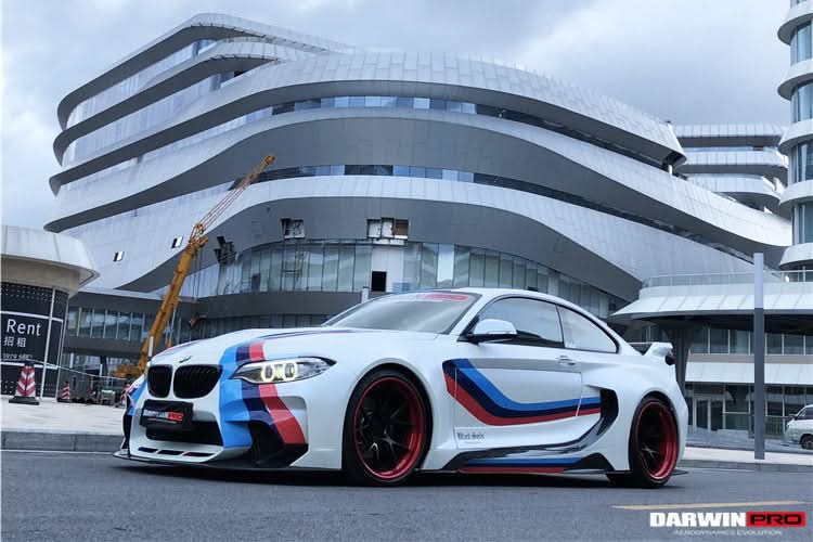 2014-2021 BMW 2 Series F22 Partial Carbon Fiber Wide Body Full Body Kit DarwinPRO (VR Design)