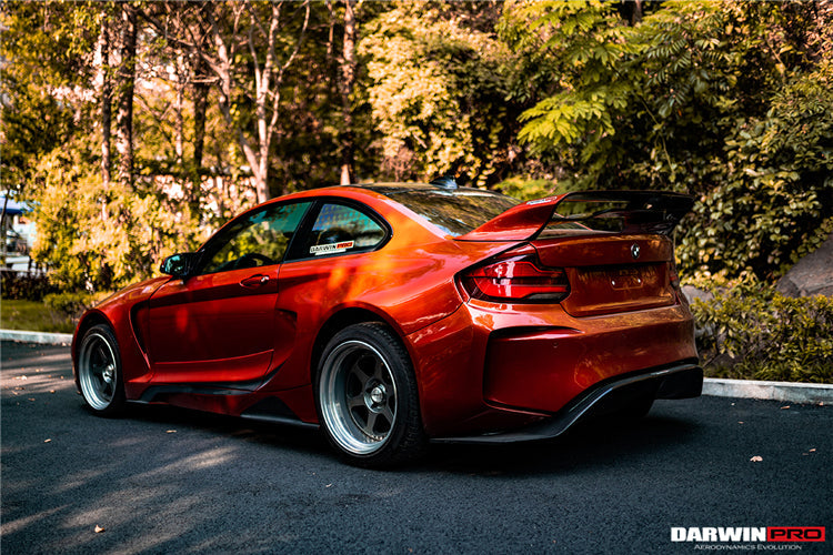 2014-2021 BMW 2 Series F22 Partial Carbon Fiber Wide Body Full Body Kit DarwinPRO (VR Design)