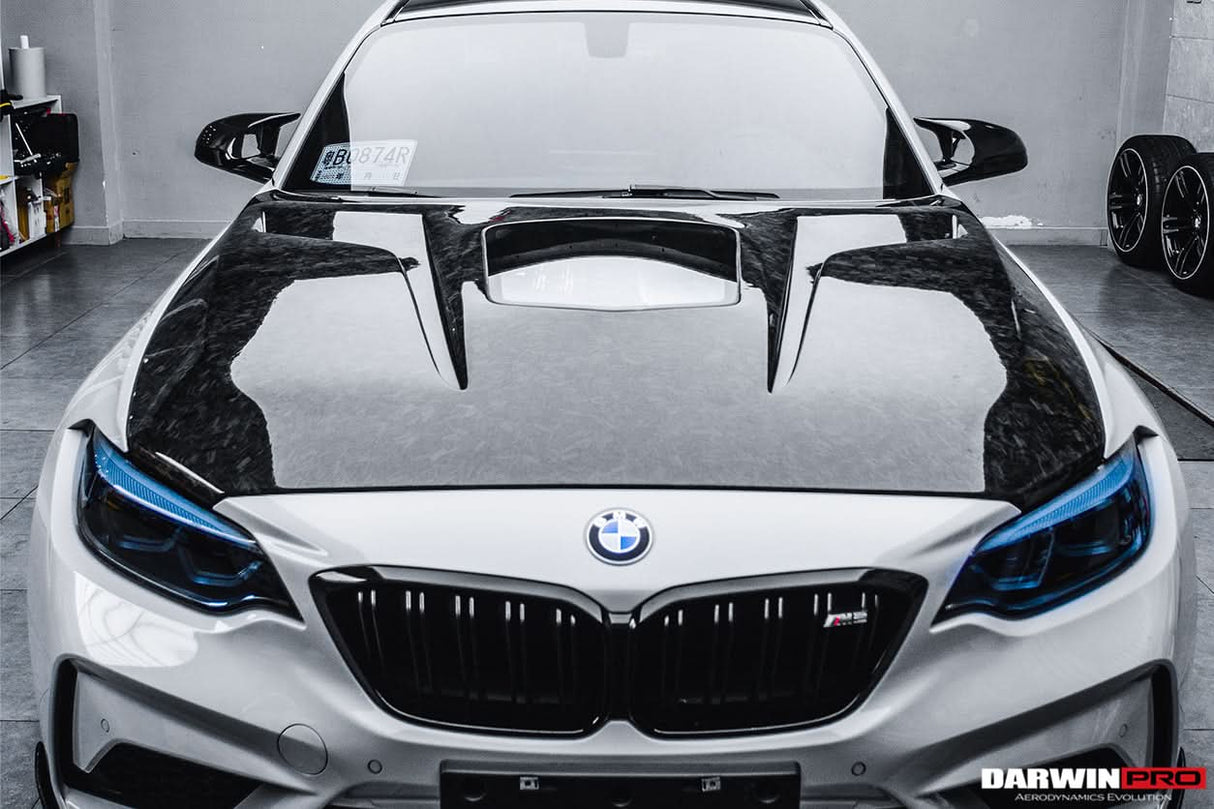 DarwinPRO 2014-2021 BMW M2 M2C 2-SERIES F22 F23 F87 IMP Performance Syle Carbon Fiber Hood