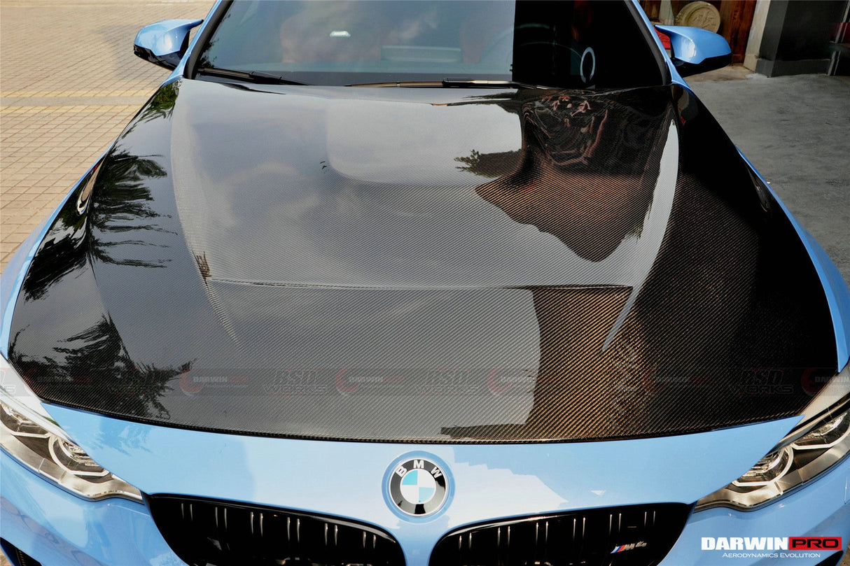 2014-2020 BMW M3 F80 | M4 F82 Carbon Fiber Hood - DarwinPRO GTS Design