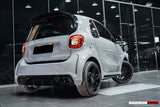 2016-2022 Mercedes Benz Smart Fortwo 453 Carbon Fiber Roof Spoiler DarwinPRO (BKSS)