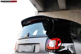 2016-2022 Mercedes Benz Smart Fortwo 453 Carbon Fiber Roof Spoiler DarwinPRO (BKSS)