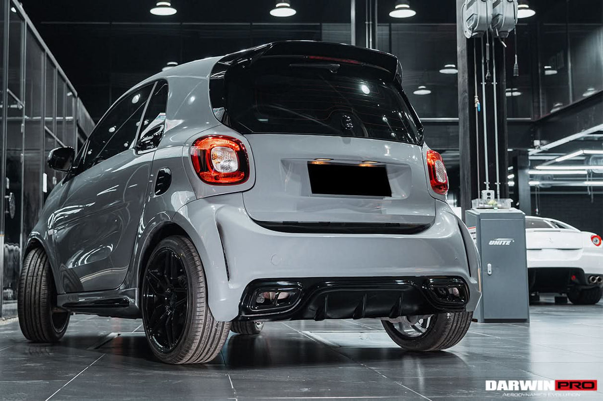 2016-2022 Mercedes Benz Smart Fortwo 453 Carbon Fiber Roof Spoiler DarwinPRO (BKSS)
