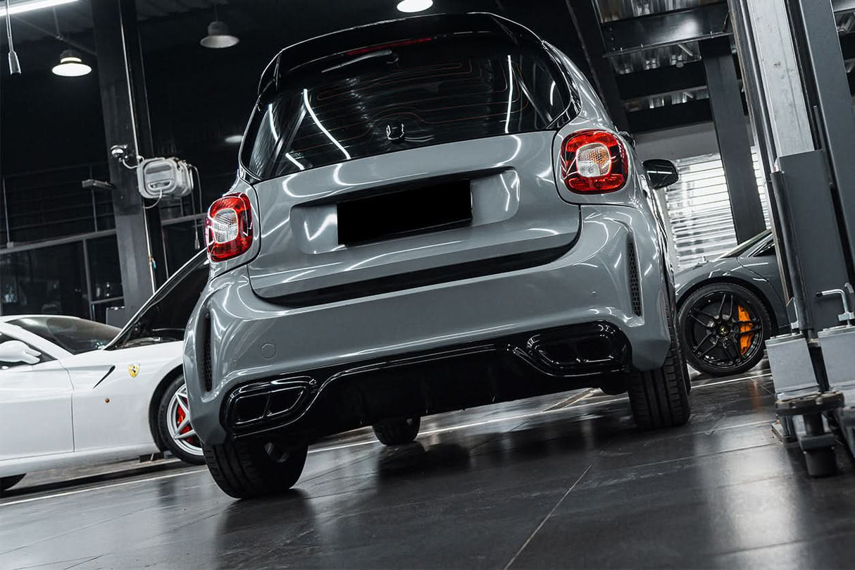 2016-2022 Mercedes Benz Smart Fortwo 453 Carbon Fiber Roof Spoiler DarwinPRO (BKSS)