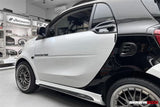 2016-2020 Smart Fortwo 453 BKSS Style Partial Carbon Fiber Side Skirts