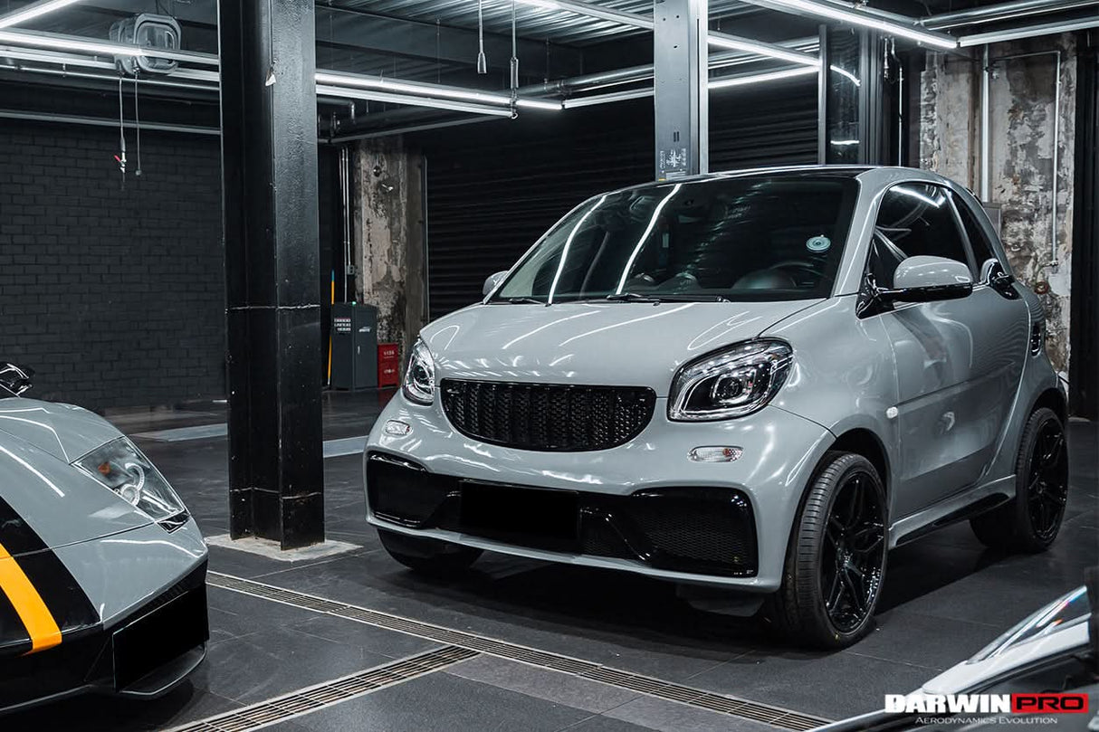 2015-2022 Mercedes Benz Smart Fortwo 453 Partial Carbon Fiber Full Body Kit DarwinPRO (BKSS)