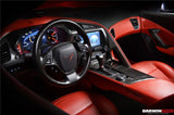 2013-2019 Corvette C7 Z06 Grandsport Dry Carbon Fiber Interior Steering Wheel Cover Trim