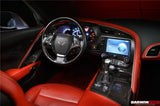 2013-2019 Corvette C7 Z06 Grandsport Dry Carbon Fiber Interior Door Handle Molding Cover Trims