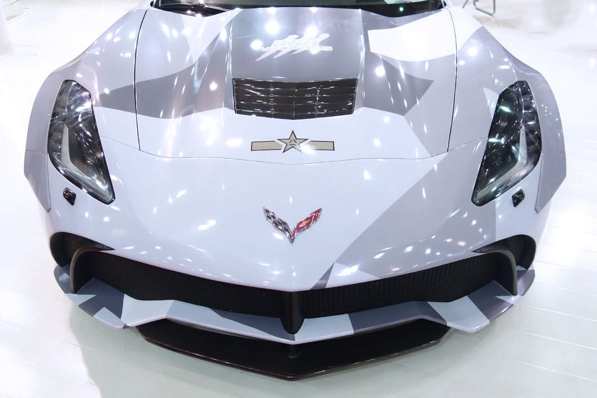 2013-2017 Corvette C7 Z51 Carbon Fiber Hood Scoop Vents