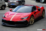 DarwinPRO 2022-2026 Ferrari 296 GTB & GTS Type F171 iMP Style Carbon Fiber Full Kit (For Surround View Camera System Bumper Only)