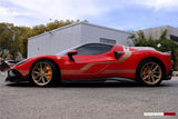 DarwinPRO 2022-2026 Ferrari 296 GTB & GTS Type F171 iMP Style Carbon Fiber Full Kit (For Surround View Camera System Bumper Only)