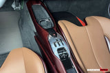 2022-2026 Ferrari 296 GTB GTS (Type F171) OE Style Dry Carbon Fiber Center Control Surround Panel Front End