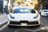 2010-2015 Ferrari 458 Italia and Spider Carbon Fiber Hood and Partial Carbon Fiber Front bumper DarwinPRO (BKSS Design)