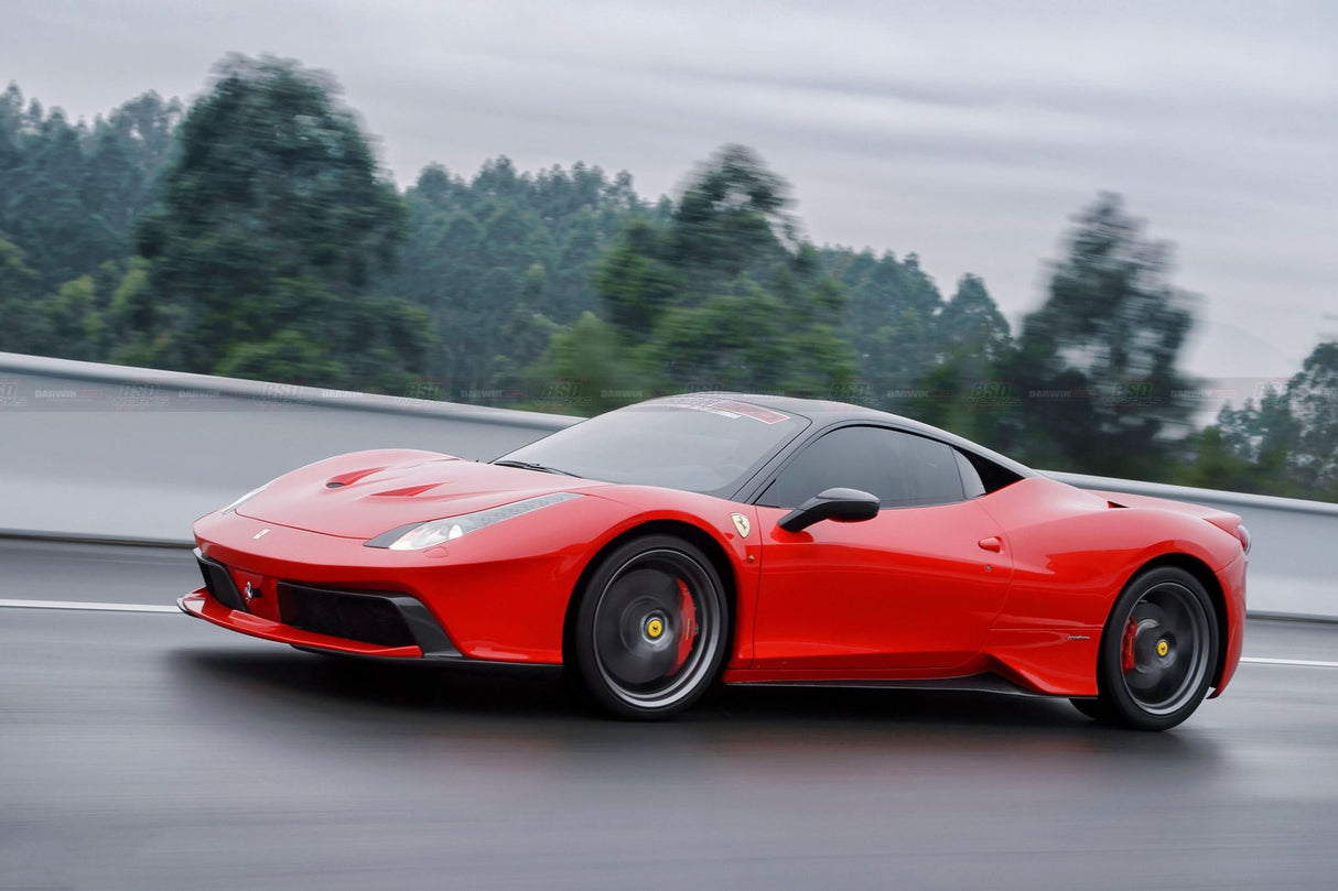 2010-2015 Ferrari 458 Italia and Spider BKSS Style Side Skirts  DarwinPRO (BKSS Design)