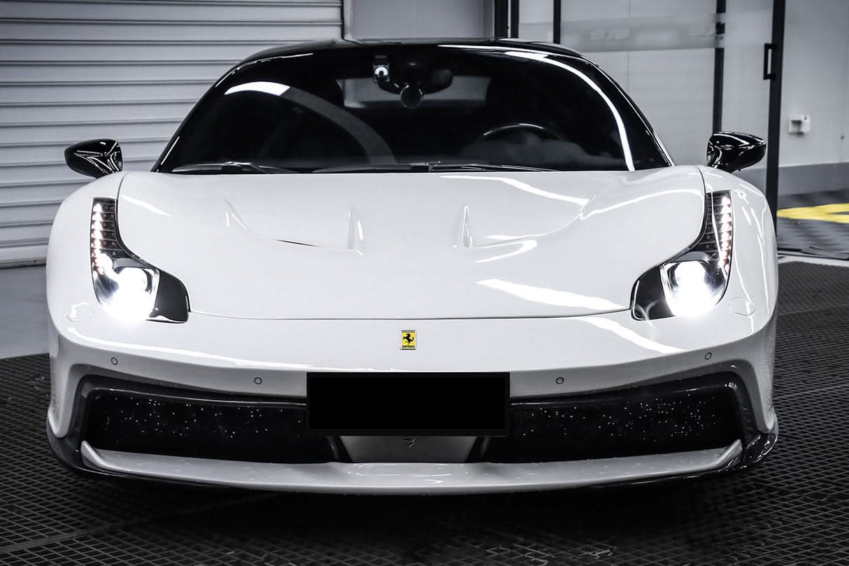 2010-2015 Ferrari 458 Italia and Spider Tail Light Cover DarwinPRO (BKSS)
