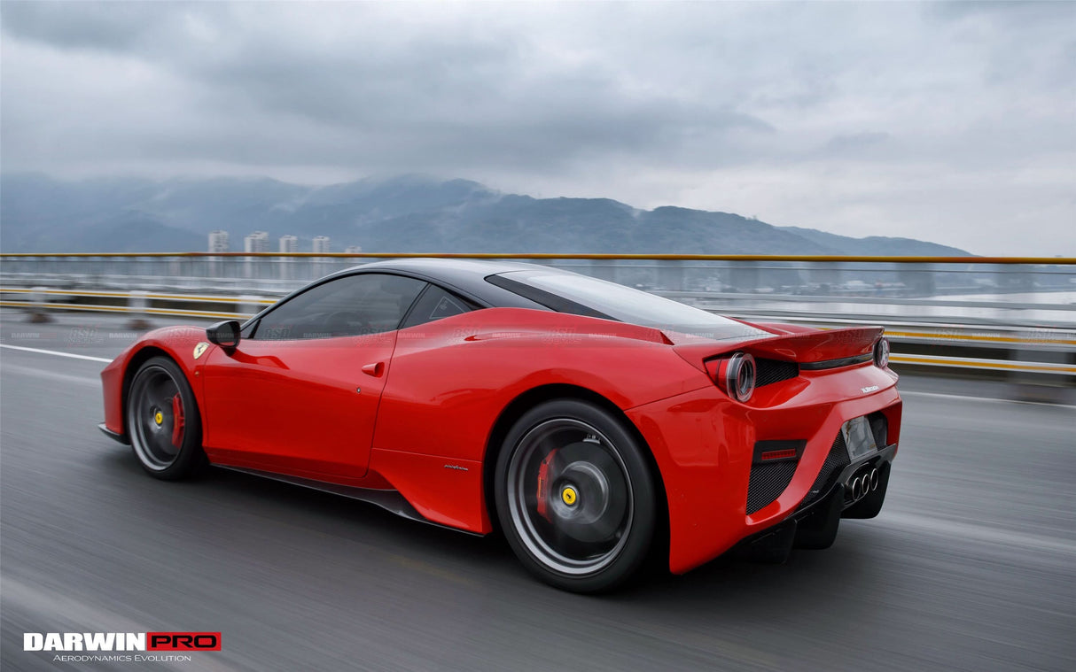 2010-2015 Ferrari 458 Italia and Spider BKSS Style Side Skirts  DarwinPRO (BKSS Design)