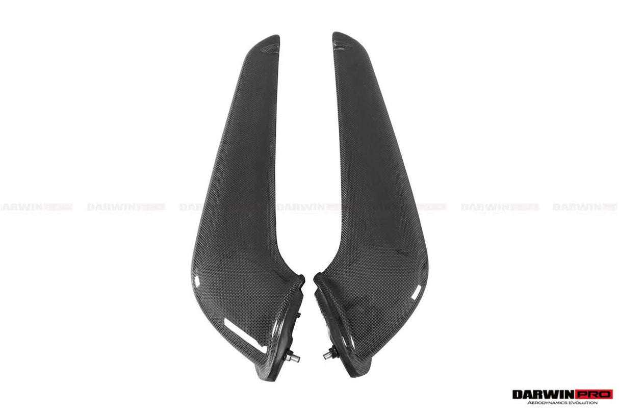2010-2015 Ferrari 458 Italia and Spider Carbon Fiber Front Canards DarwinPRO (OE)