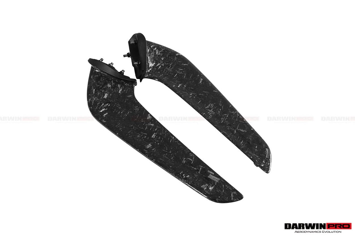 2010-2015 Ferrari 458 Italia and Spider Carbon Fiber Front Canards DarwinPRO (OE)