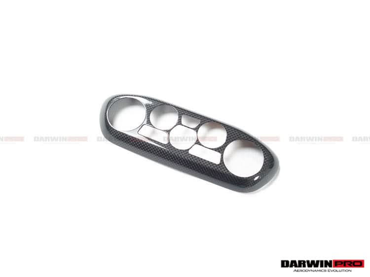 2010-2015 Ferrari 458 Dry Carbon Fiber AC Control Panel Cover DarwinPRO (OE) Fits Italia, Spider, Speciale