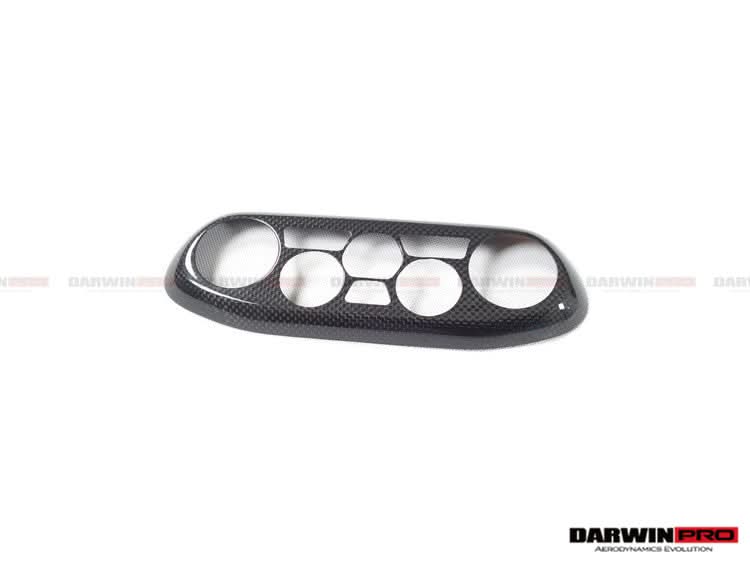 2010-2015 Ferrari 458 Dry Carbon Fiber AC Control Panel Cover DarwinPRO (OE) Fits Italia, Spider, Speciale