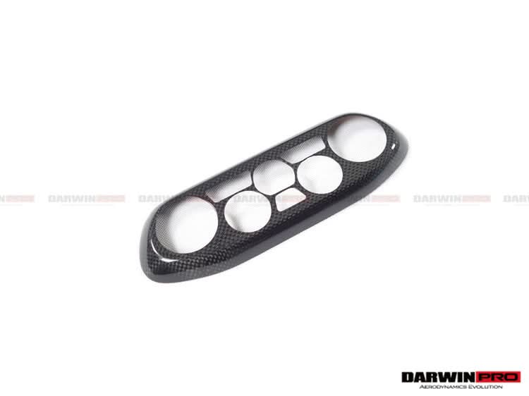 2010-2015 Ferrari 458 Dry Carbon Fiber AC Control Panel Cover DarwinPRO (OE) Fits Italia, Spider, Speciale