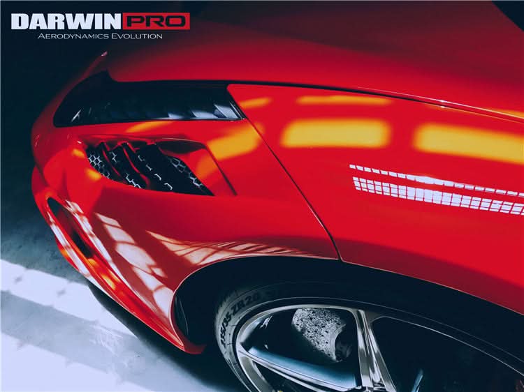2010-2015 Ferrari 458 Italia and Spider Partial Carbon Fiber Front Bumper DarwinPRO ( Speciale Design)