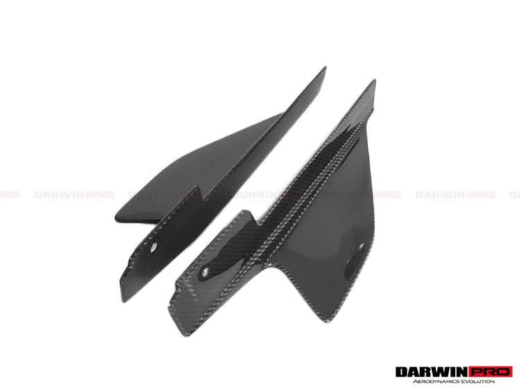 2010-2015 Ferrari 458 Italia and Spider Carbon Fiber Side Skirts Canards DarwinPRO ( Speciale Design)