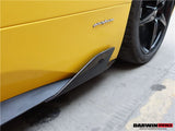 2010-2015 Ferrari 458 Italia and Spider Carbon Fiber Side Skirts Canards DarwinPRO ( Speciale Design)