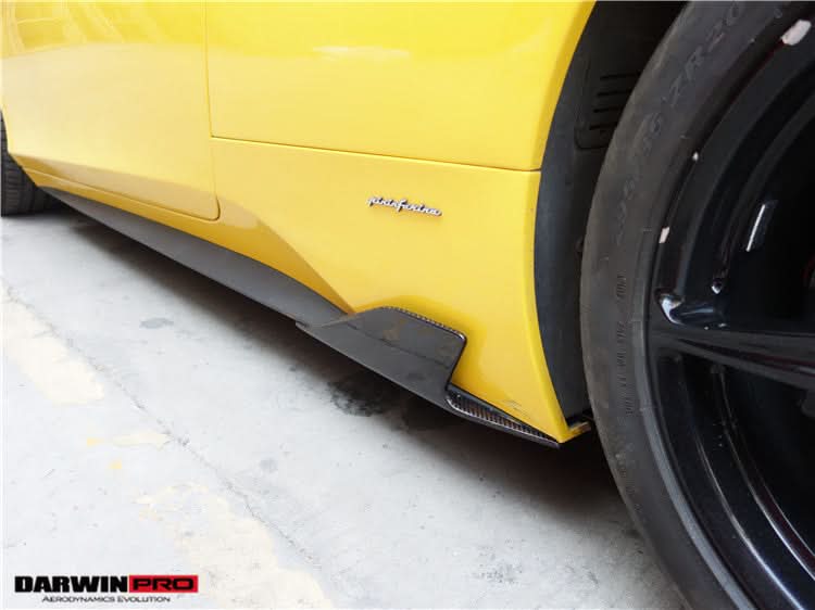 2010-2015 Ferrari 458 Italia and Spider Carbon Fiber Side Skirts Canards DarwinPRO ( Speciale Design)