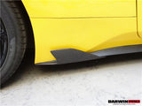 2010-2015 Ferrari 458 Italia and Spider Carbon Fiber Side Skirts Canards DarwinPRO ( Speciale Design)