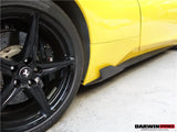 2010-2015 Ferrari 458 Italia and Spider Carbon Fiber Side Skirts Canards DarwinPRO ( Speciale Design)