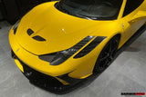 2010-2015 Ferrari 458 Italia and Spider Carbon Fiber Hood DarwinPRO ( Speciale Design)