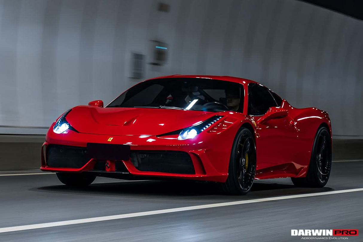 2010-2015 Ferrari 458 Italia and Spider Carbon Fiber Hood DarwinPRO ( Speciale Design)