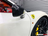 2010-2015 Ferrari 458 Dry Carbon Fiber Mirror Housing Repalcement DarwinPRO (OE) Fits Italia, Spider, Speciale