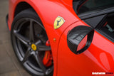 2010-2015 Ferrari 458 Dry Carbon Fiber Mirror Housing Repalcement DarwinPRO (OE) Fits Italia, Spider, Speciale