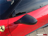 2010-2015 Ferrari 458 Dry Carbon Fiber Mirror Housing Repalcement DarwinPRO (OE) Fits Italia, Spider, Speciale